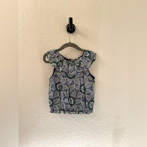 Janie and Jack Kaavia James
Floral Block Print Toddler Girl Top Size 3